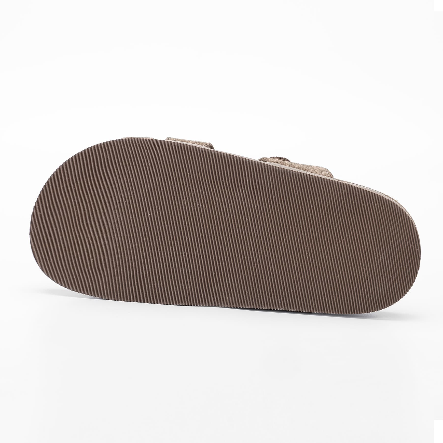 Rhinestone Strap Cow Suede Comfort Slides Detail 3