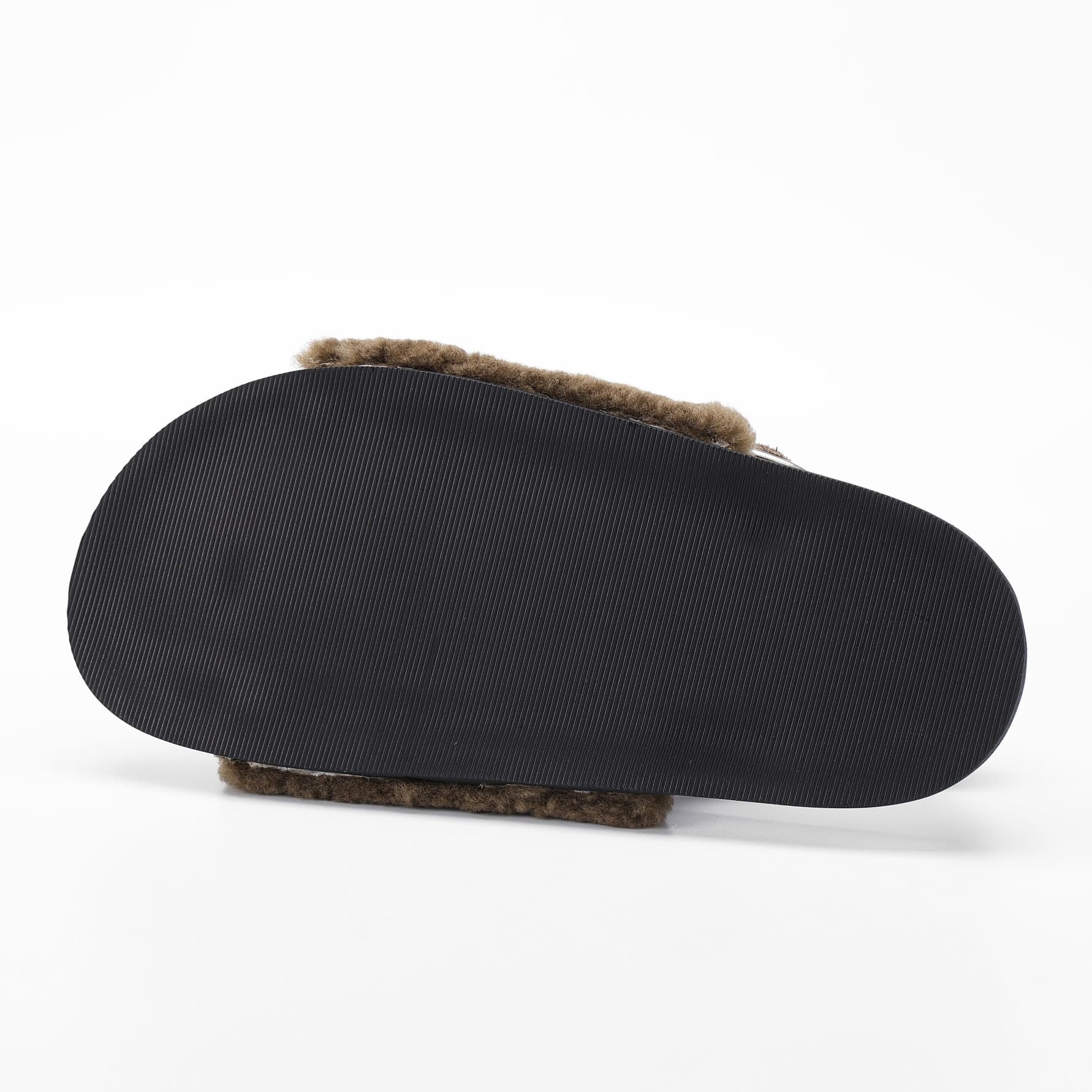 Genuine Lambswool Slingback Comfort Sandals Detail 3
